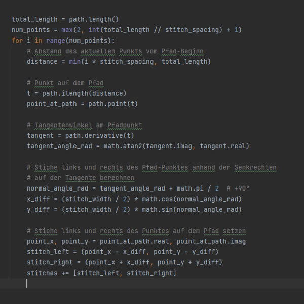 Sourcecode des SVG2DST-Python-Scripts